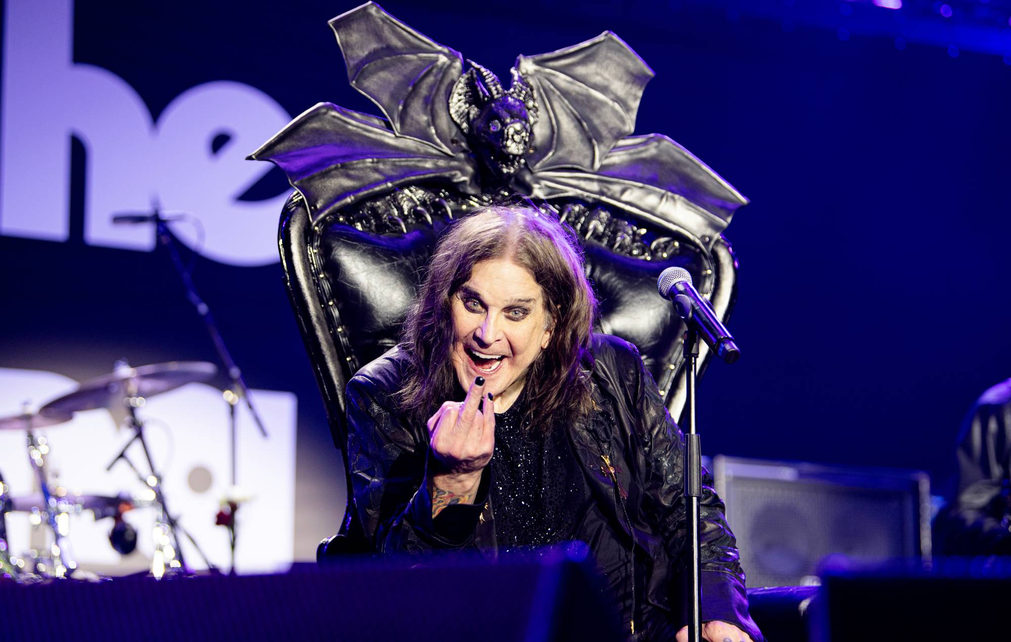 Ozzy Osbourne à ‘Back To The Beginning’ de Black Sabbath à Birmingham. Crédit : Ross Halfin