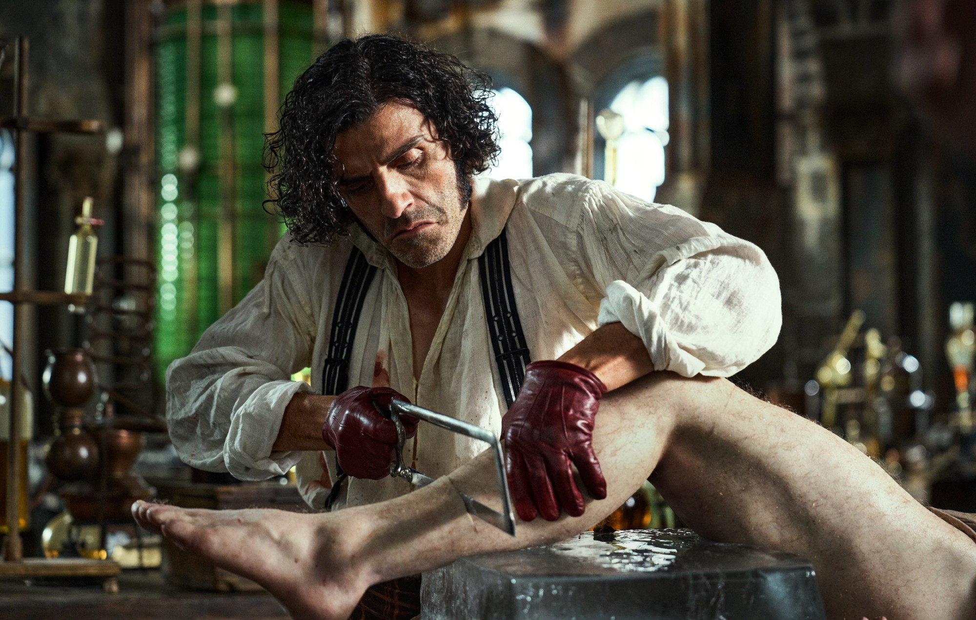 Oscar Isaac dans 'Frankenstein'