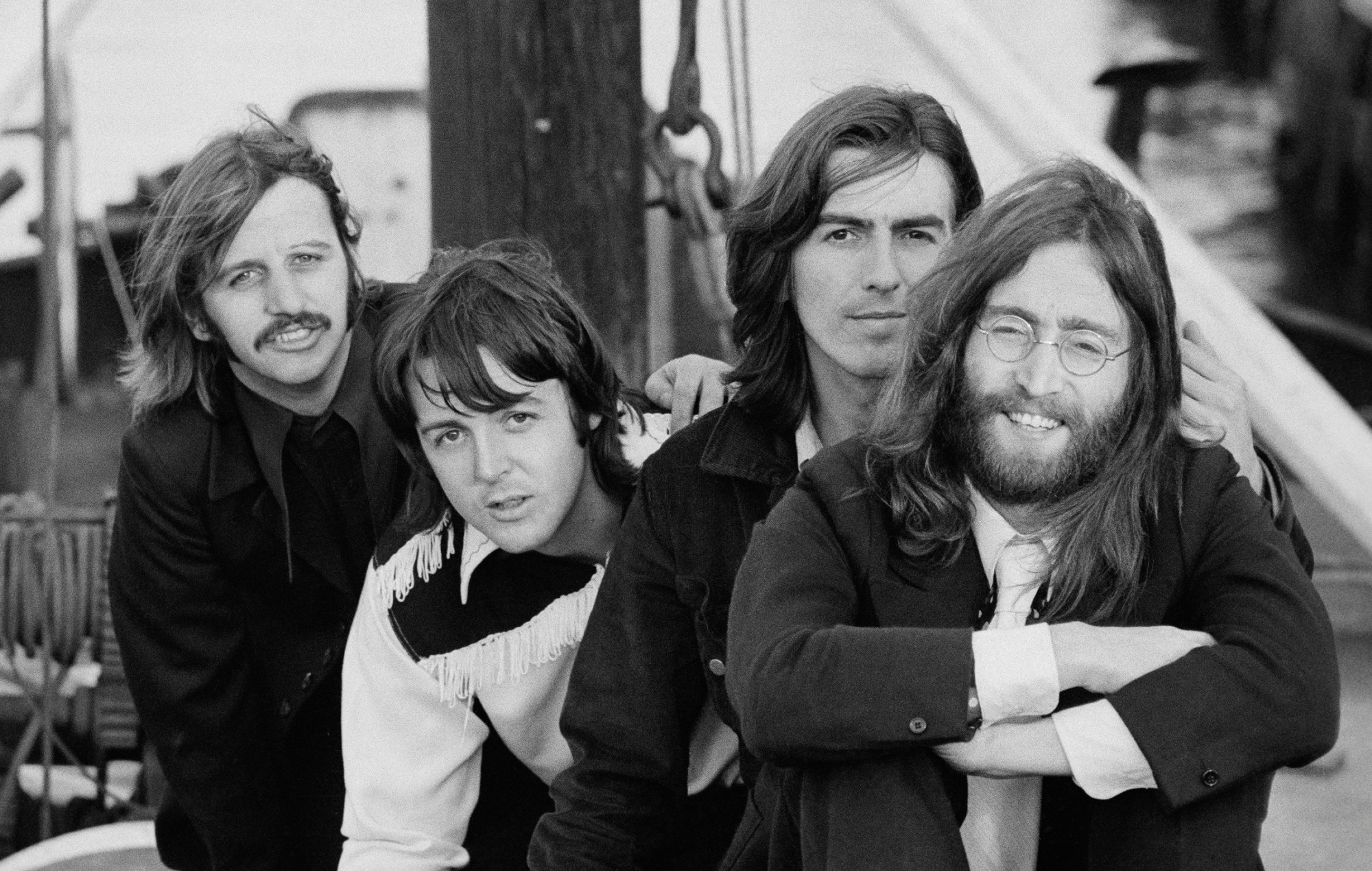 Ringo Starr, Paul McCartney, George Harrison et John Lennon des Beatles