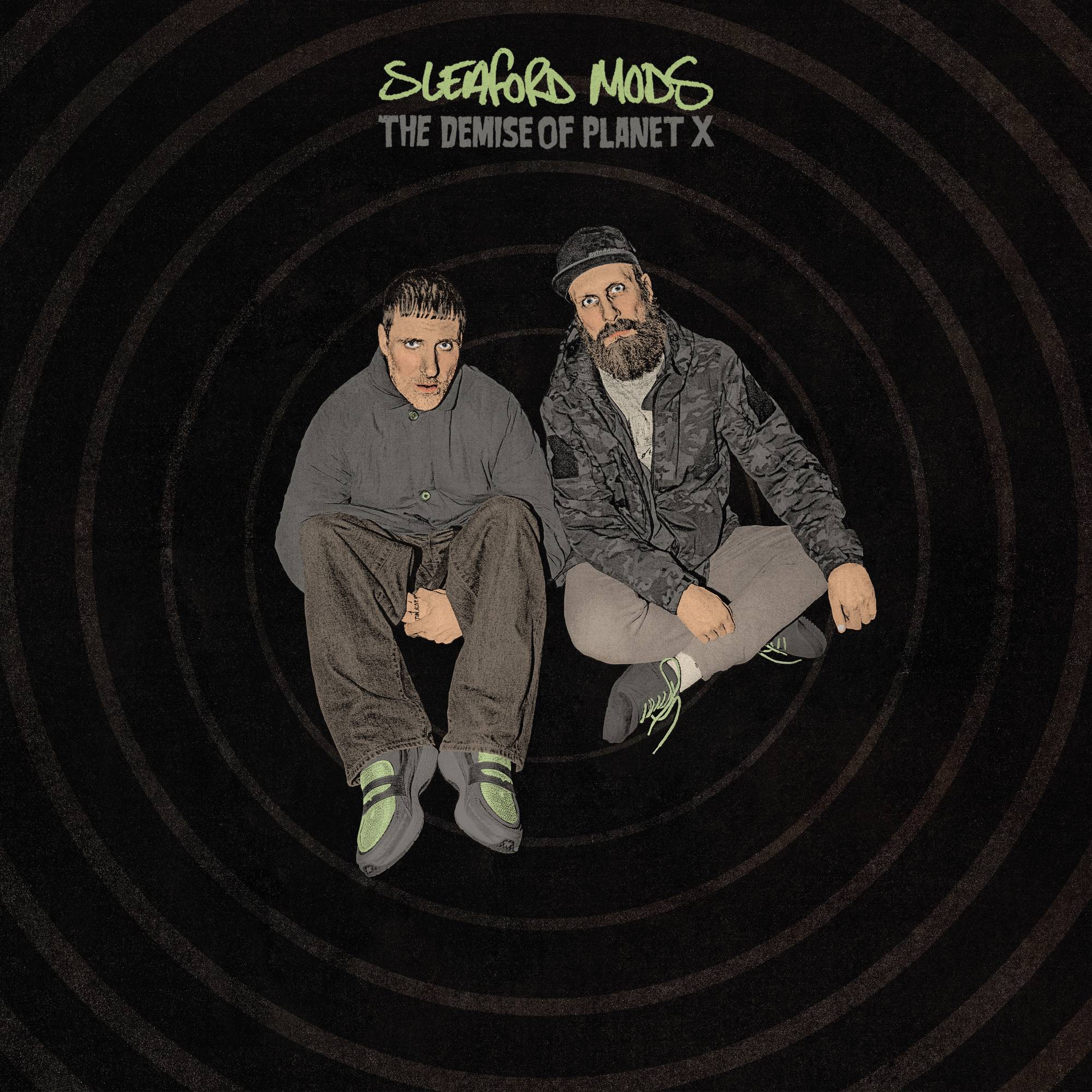 Artwork de l'album 'The Demise Of Planet X' par Sleaford Mods. Crédit : Presse