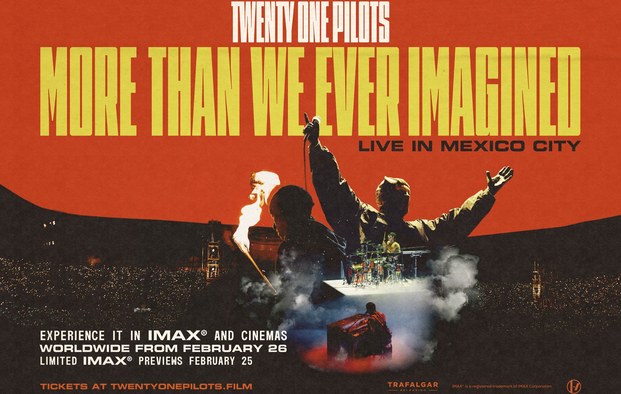 Affiche du film concert de Twenty One Pilots